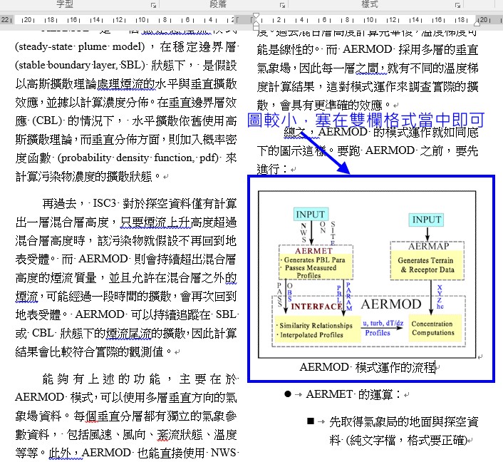 兩欄式文件格式的處理