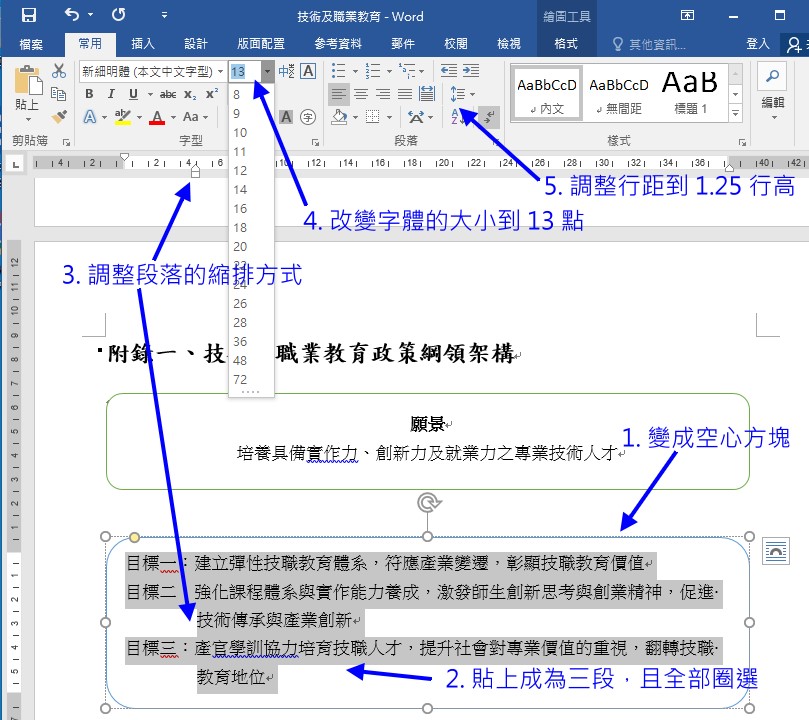 圖文框的應用